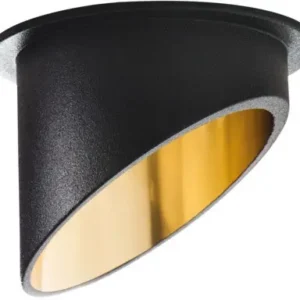 SPAG C MR16 GU10 schwarz-goldene Halogen-Deckenleuchte Kanlux