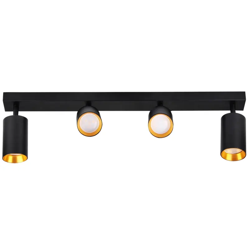 Streifenleuchte Decken- und Wandleuchte LED 4 xGU10 MARIBEL Schwarz GOLDLUX (Polux) – Bild 2
