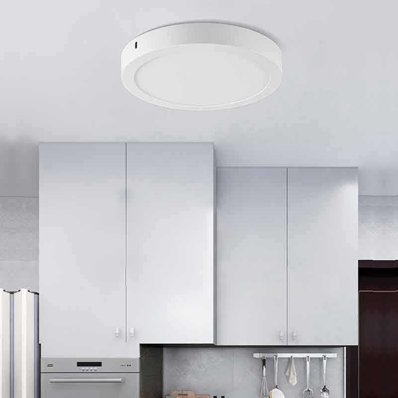 LED-Deckenleuchte B1230 18W Weiß – Detailansicht