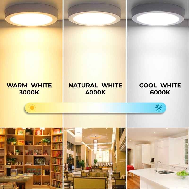LED-Deckenleuchte B1230 18W – technische Detailansicht