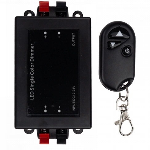 Eco Light RF-MONO-Dimmer 8A 12–24V mit Fernbedienung – 96W