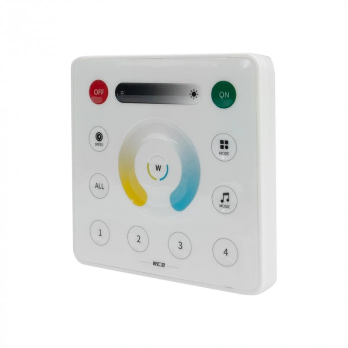 Eco Light SD-2 CCT RF-Wandfernbedienung 4 Zonen Weiß