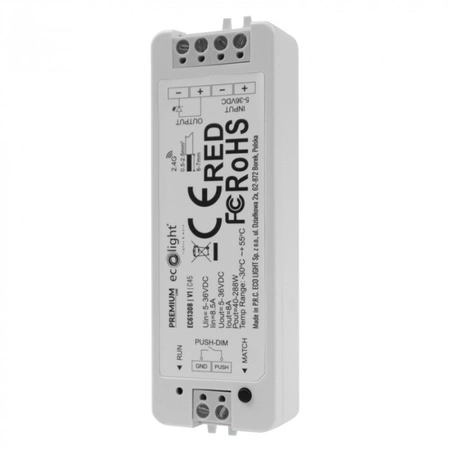 Eco Light V1 RF-MONO-Dimmer 8A 5–36V DC – IP20 – zweite Produktansicht