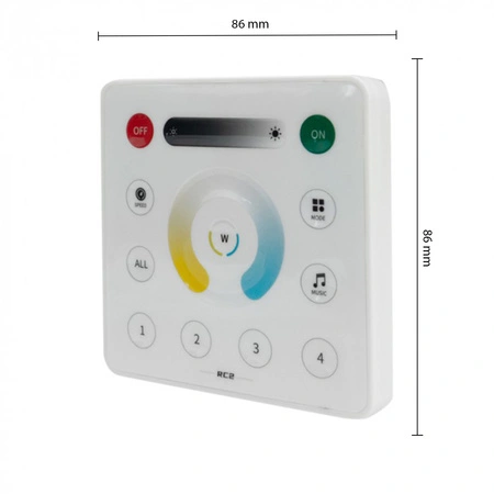 Eco Light SD-2 CCT RF-Wandfernbedienung 4 Zonen Weiß – zweite Produktansicht